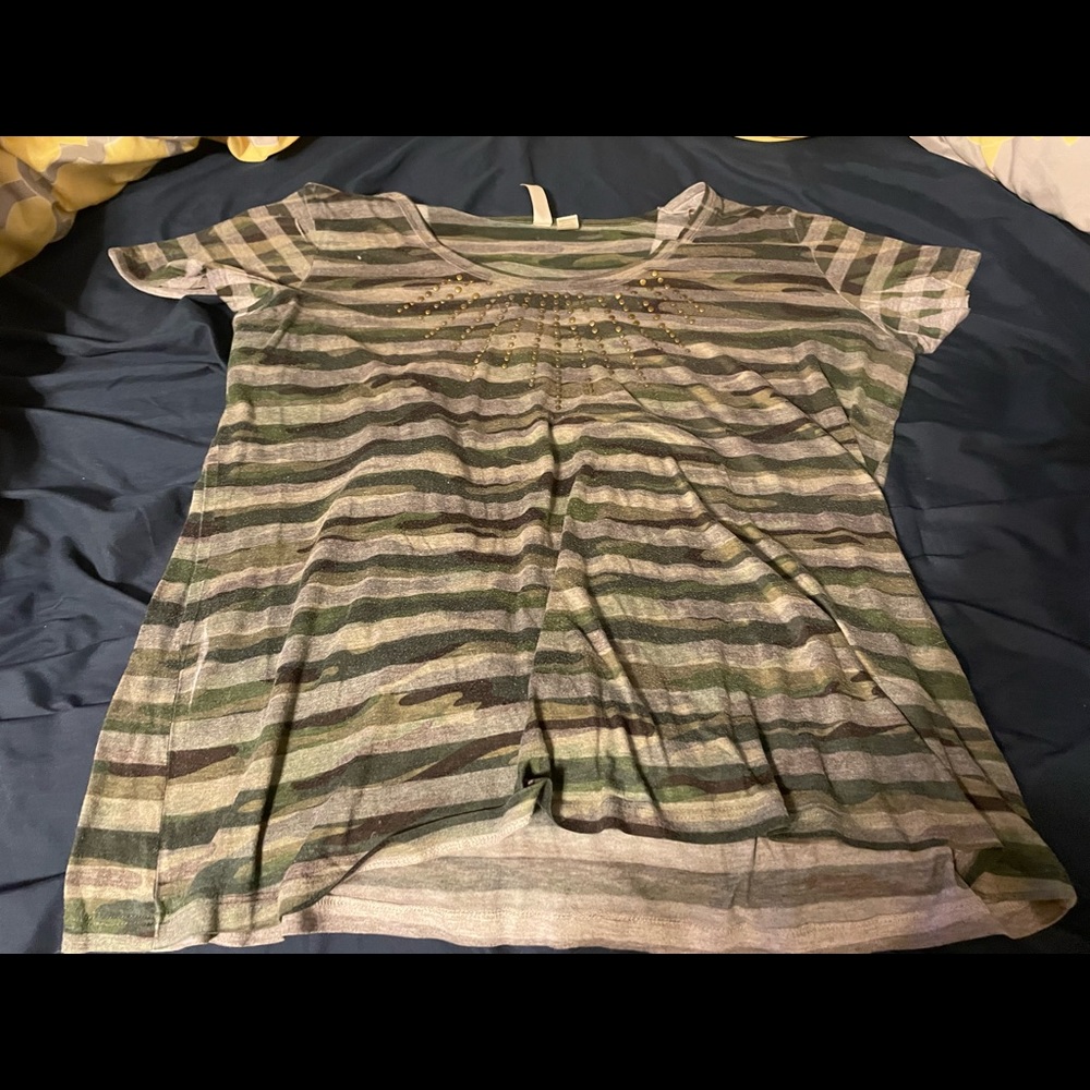 Camo sparkle shirt